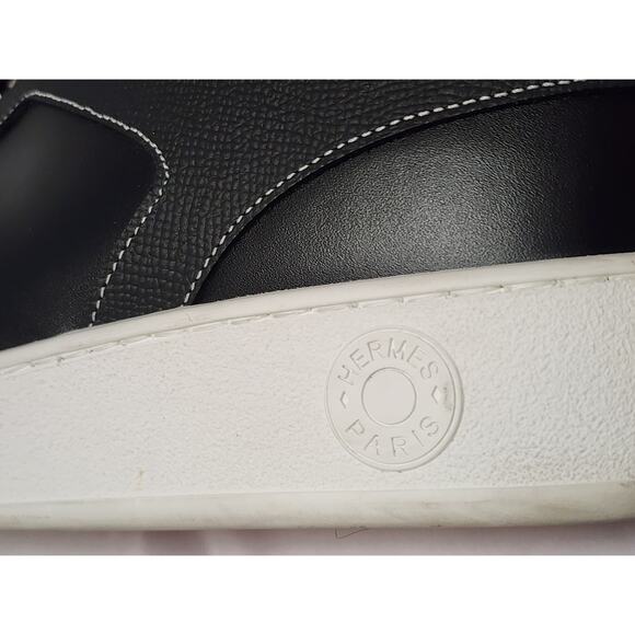 Authentic Hermes Freestyle Leather Sneakers Shoes sz 46 US 12 13 w dust bag - Picture 5 of 12